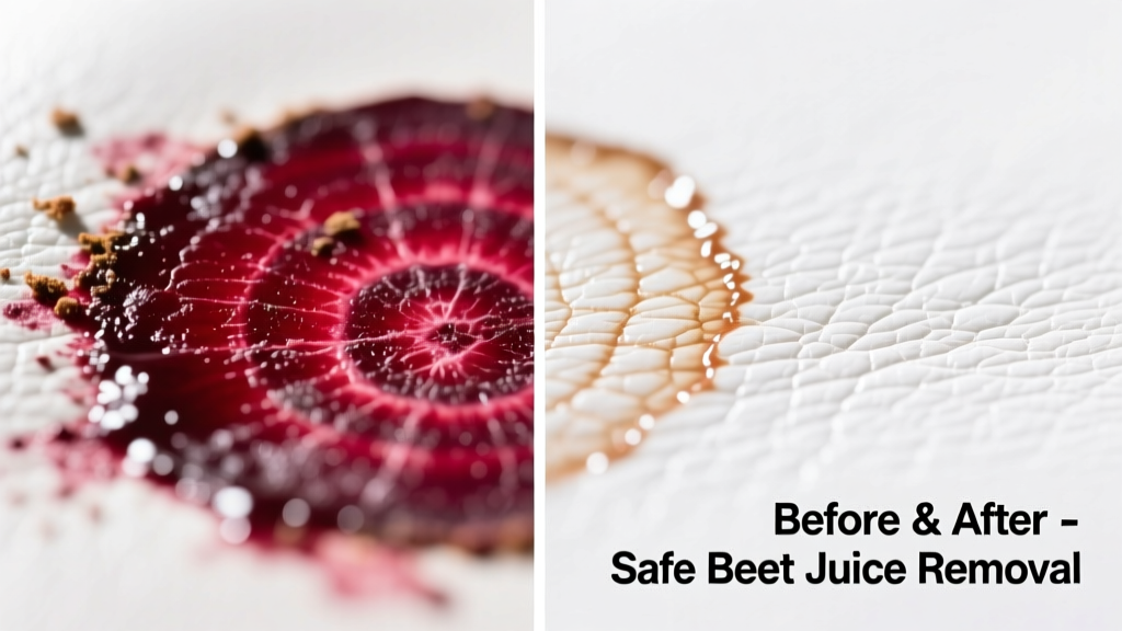 How to Remove Beet Juice from Leather Safely