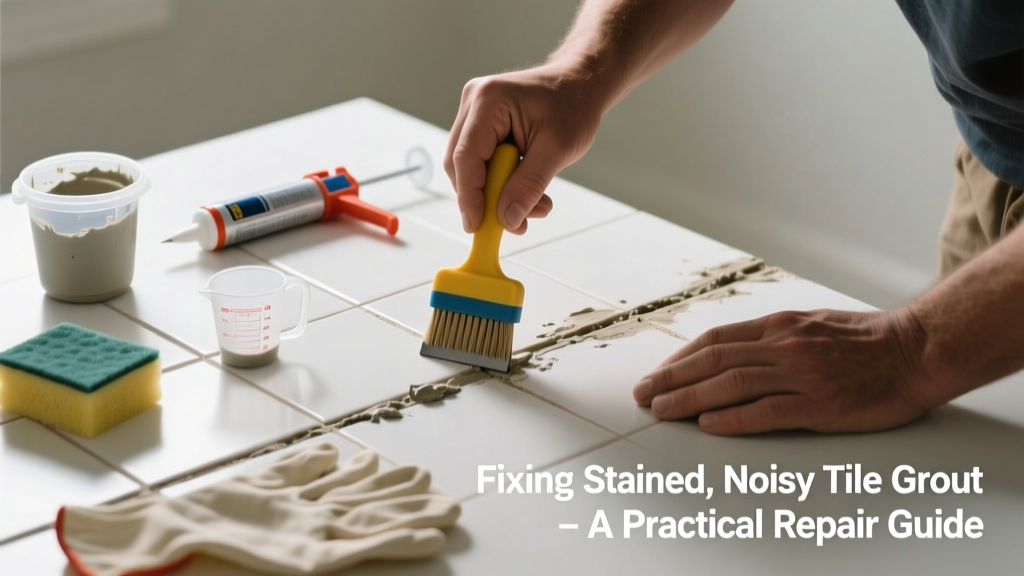 Fixing Stained, Noisy Tile Grout: A Practical Repair Guide