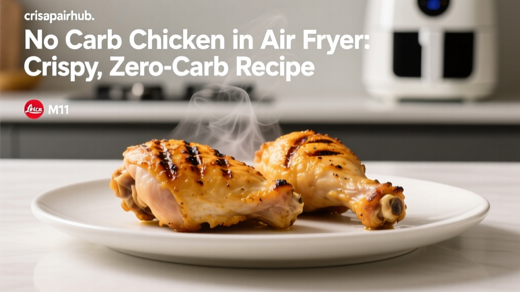 No Carb Chicken in Air Fryer: Crispy, Zero-Carb Recipe