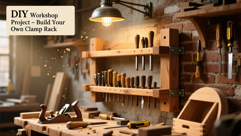 DIY Clamp Rack for Woodworking Shops