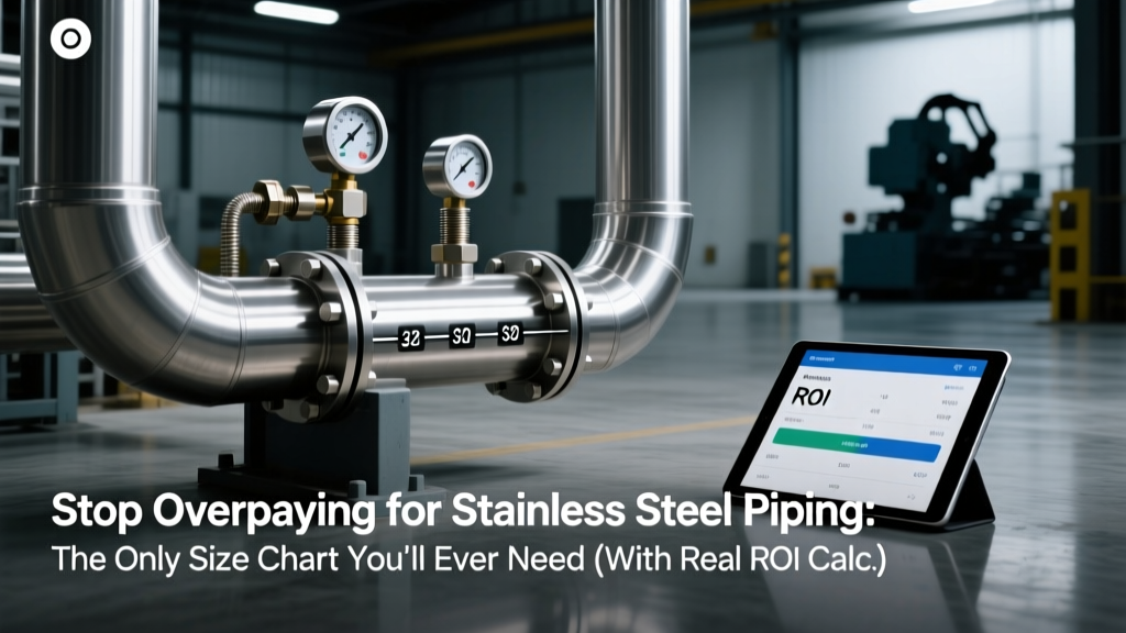 Stainless Steel Pipe Size Chart: OD, Wall, Weight, ROI