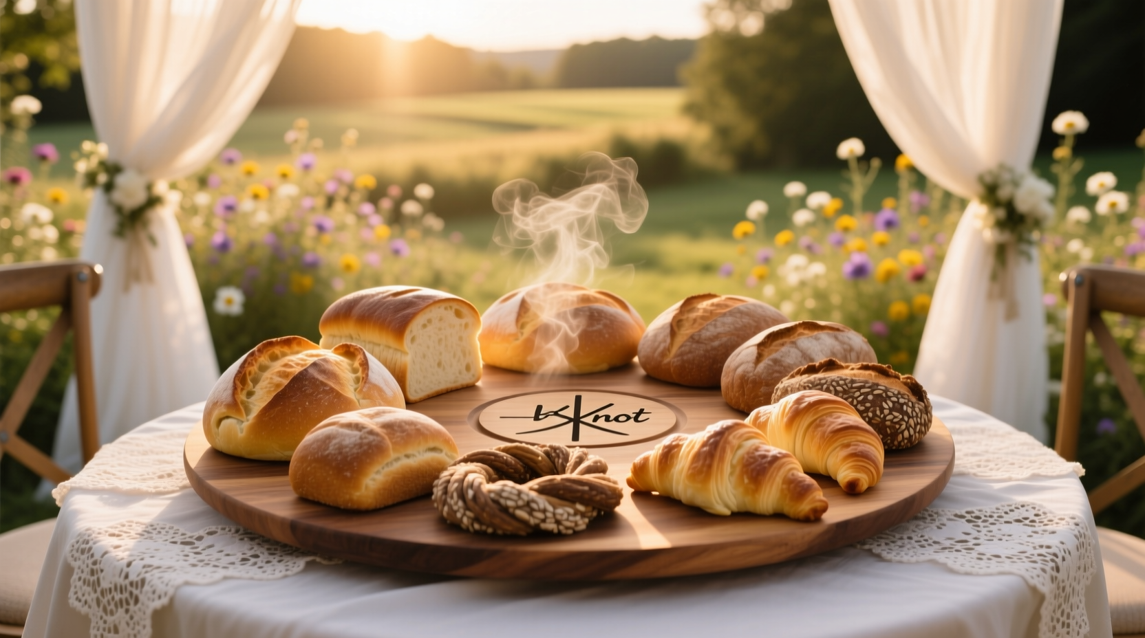 ways serve bread wedding