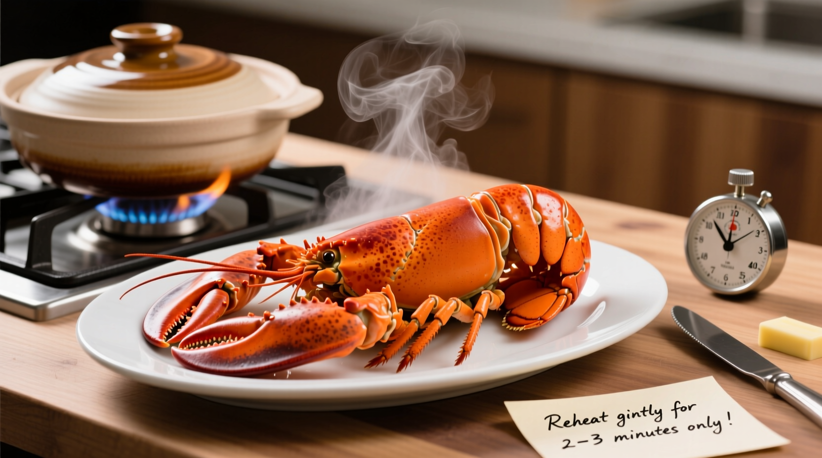 how do you reheat cooked lobster