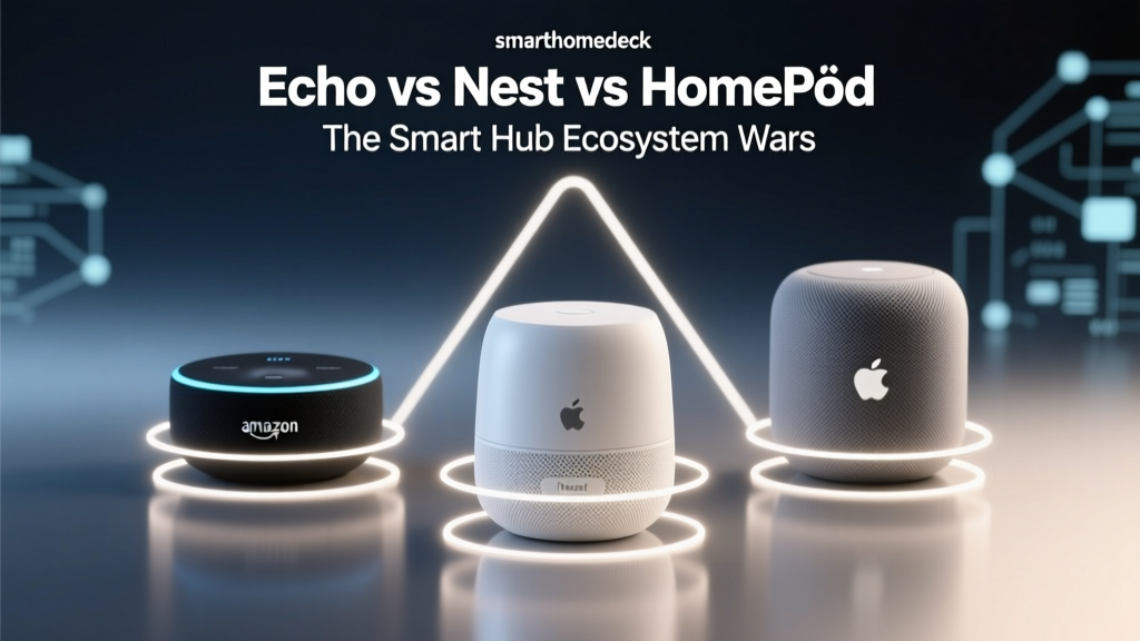 Echo vs Nest vs HomePod: The Smart Hub Ecosystem Wars