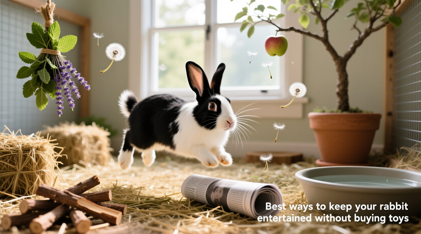 best ways to keep your rabbit entertained without buying toys