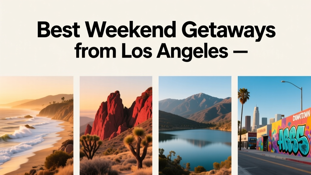 Best Weekend Getaways From Los Angeles: 7 Scenic, Practical, and Gear-Tested Escapes