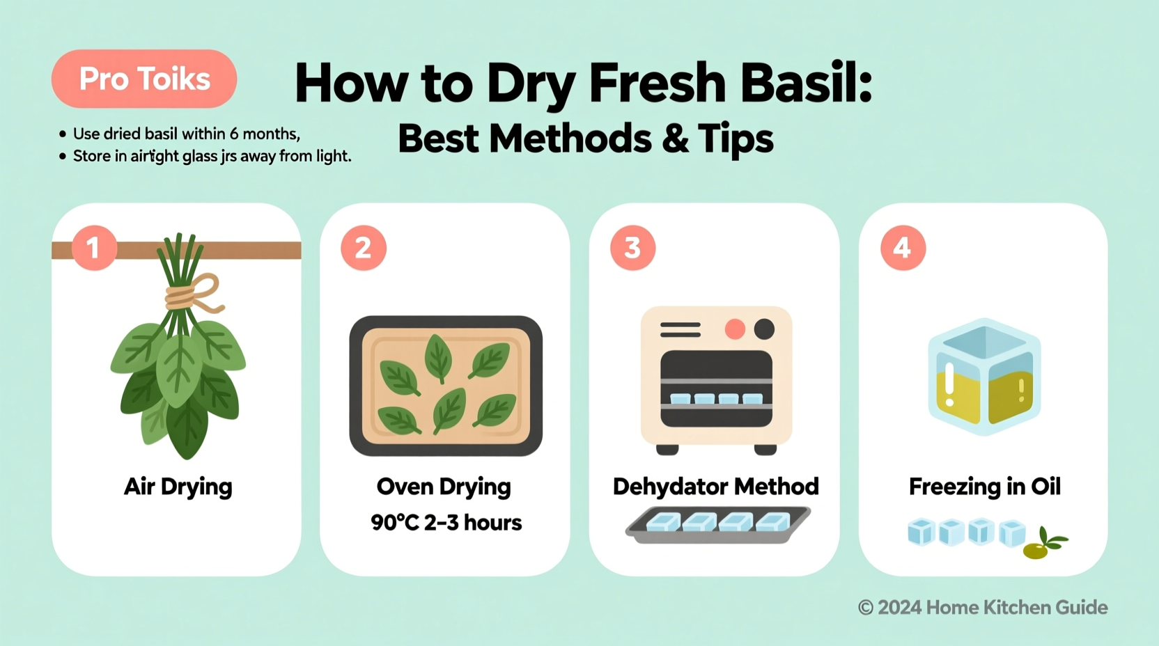 Dry Fresh Basil: 3 Best Methods | TheHomeSprouts