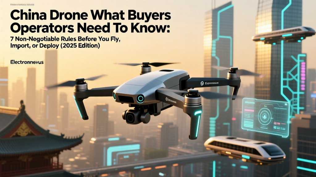 China Drone What Buyers Operators Need To Know: 7 Non-Negotiable Rules Before You Fly, Import, or Deploy (2025 Edition)