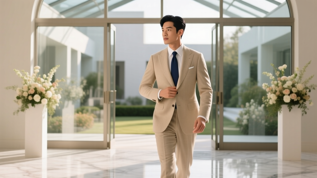 Beige Suit for Wedding: Color, Season & Etiquette (2026)