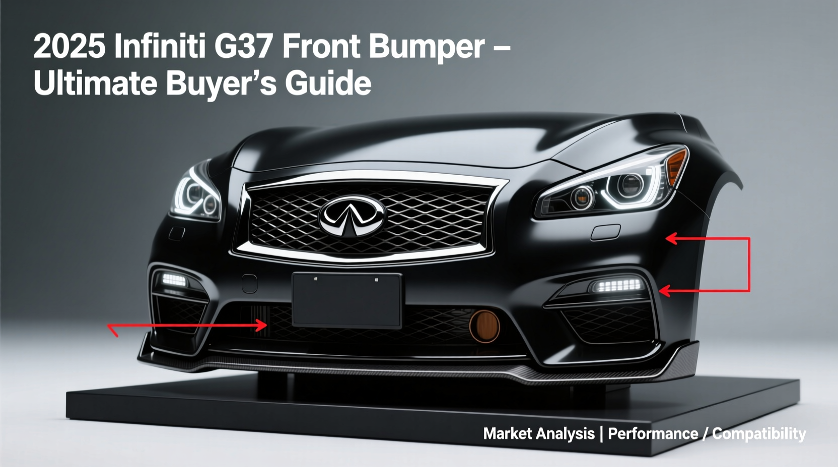 g37 front bumper top sellers