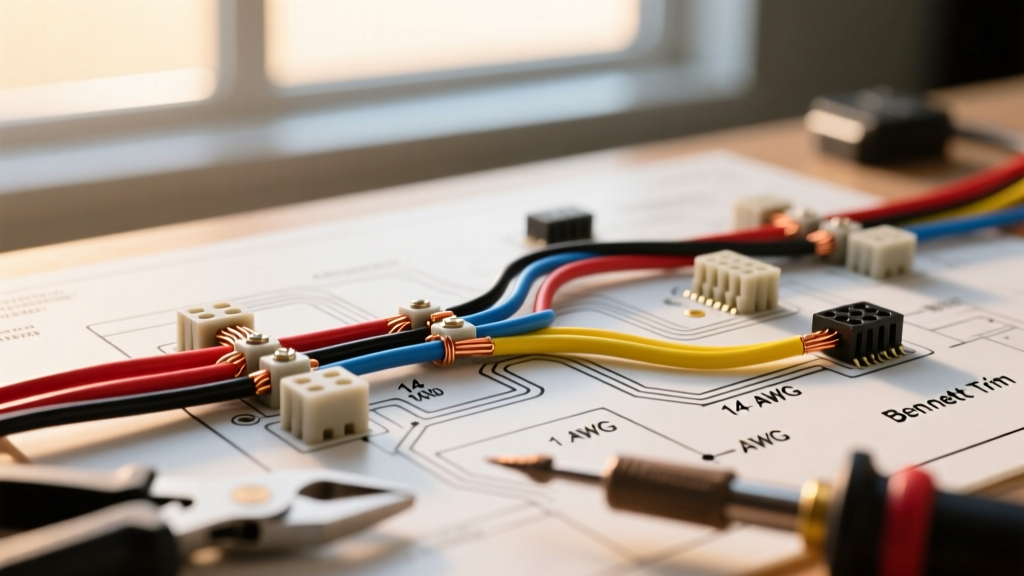 Wiring Diagram for Bennett Trim Tabs: Wire Gauge & Color Codes