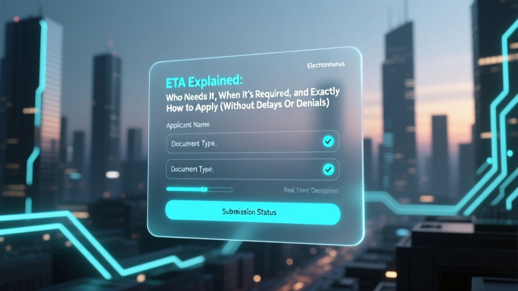 ETA Explained: Who Needs It, When It’s Required, and Exactly How to Apply (Without Delays or Denials)