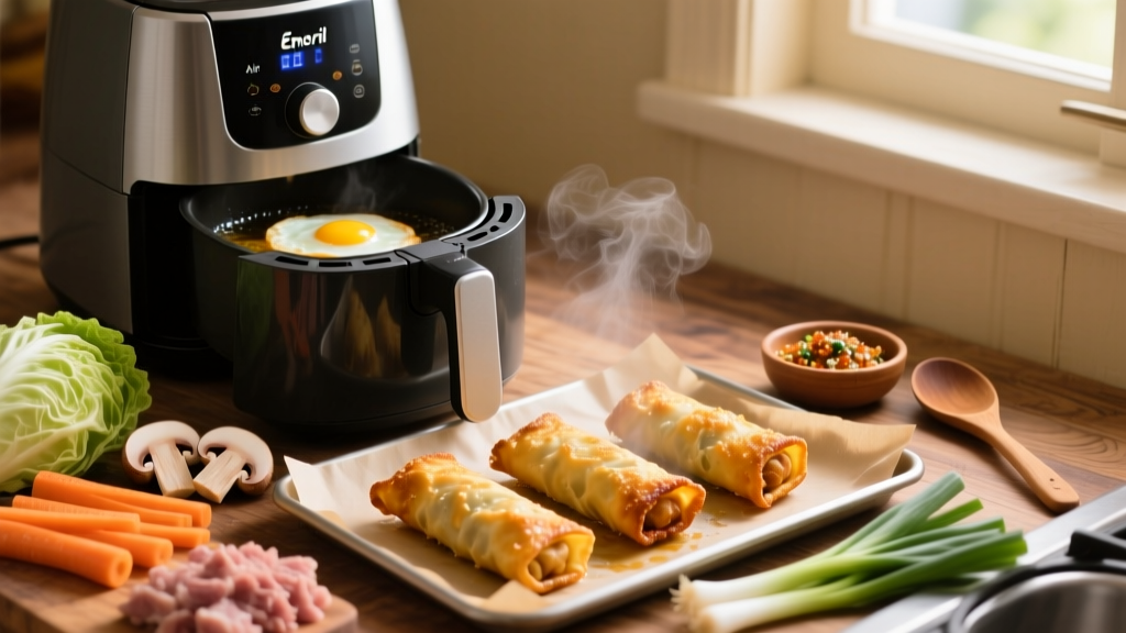 How to Cook Egg Rolls in the Emeril Air Fryer (Crispy!) 