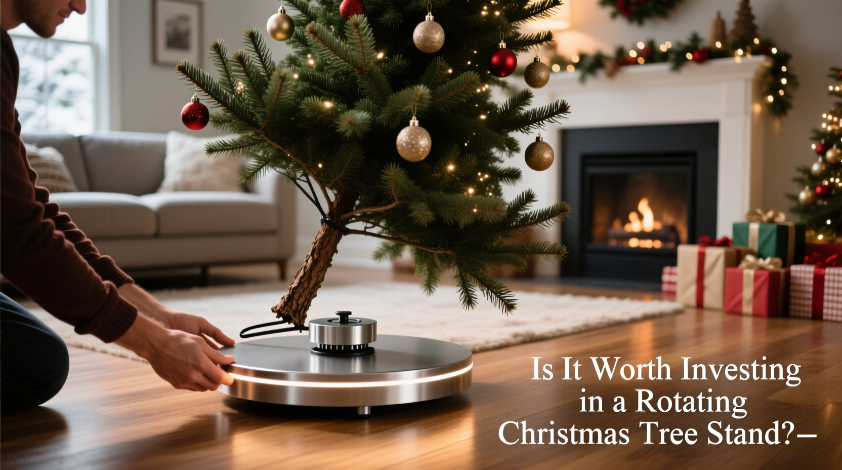 is it worth investing in a rotating christmas tree stand if your tree leans slightly