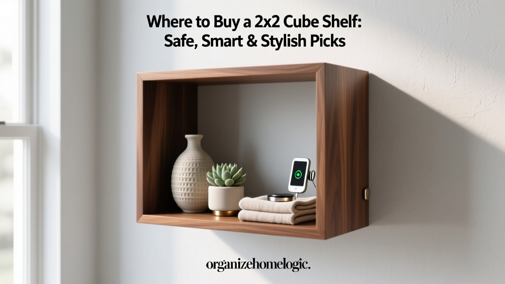 Where to Buy a 2x2 Cube Shelf: Safe, Smart & Stylish Picks