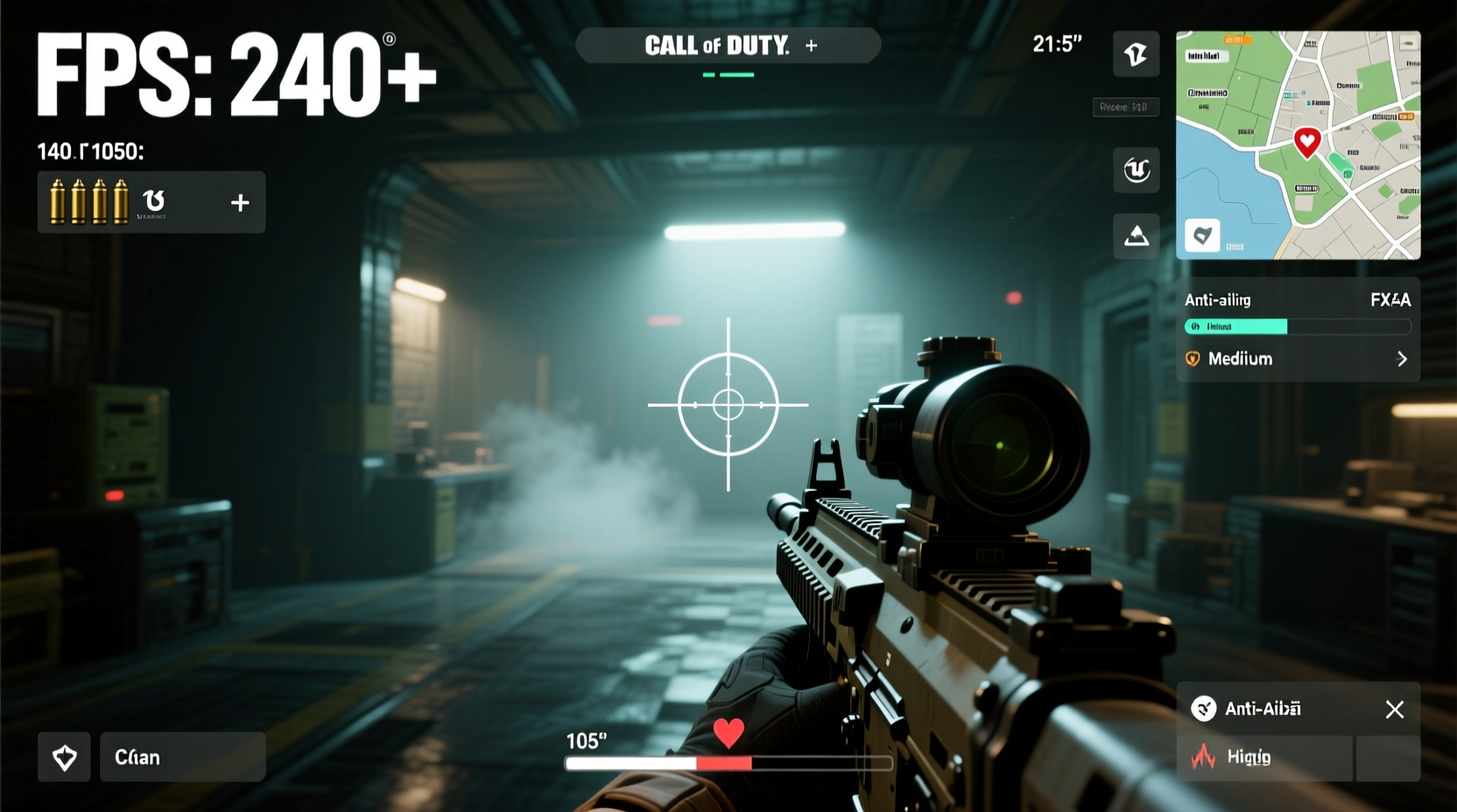 best settings for warzone to maximize frame rate and visibility
