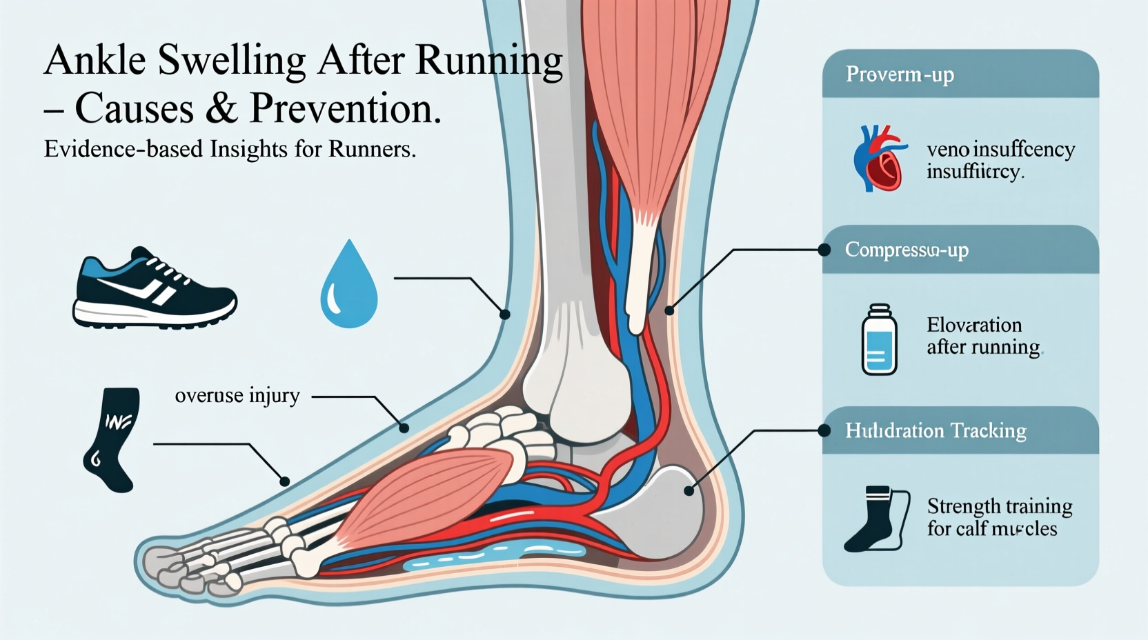 why does my ankle swell after running possible causes and prevention tips