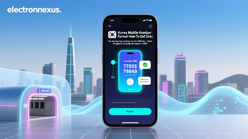 Korea Mobile Number Format How To Get One: The Only Step-by-Step Guide You’ll Need (No SIM Card? No Problem — Here’s How Foreigners & Tourists Actually Get Numbers in 2024)