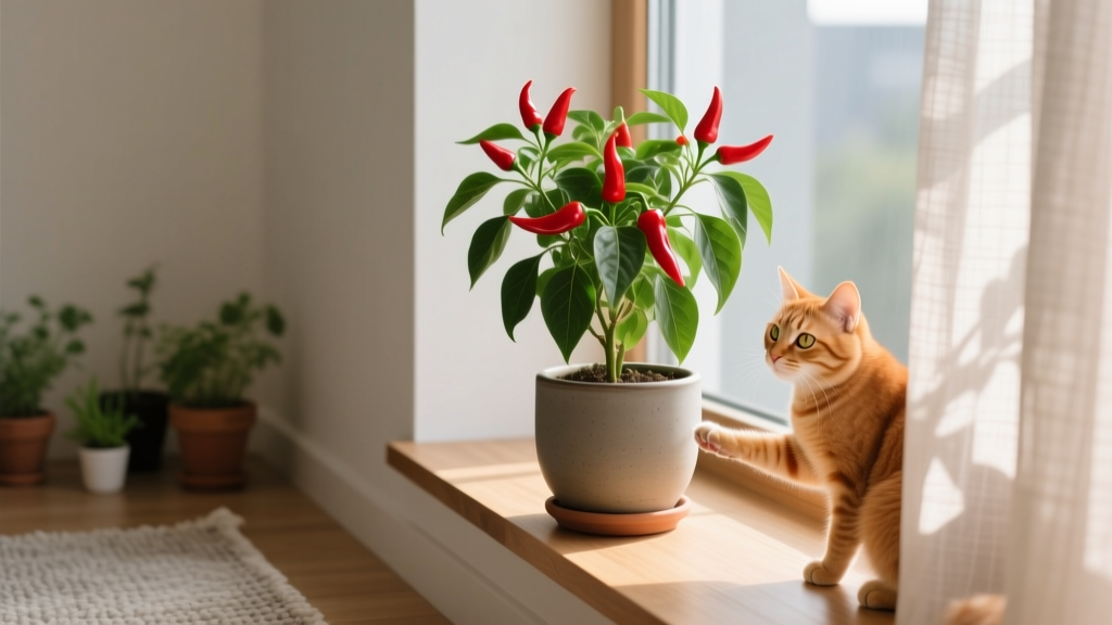 Chilli Plants and Cats: Toxicity Facts & Safe Indoor Care