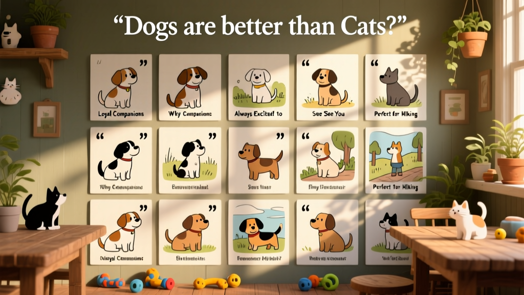 Why are dogs better than cats? Have 16 reasons