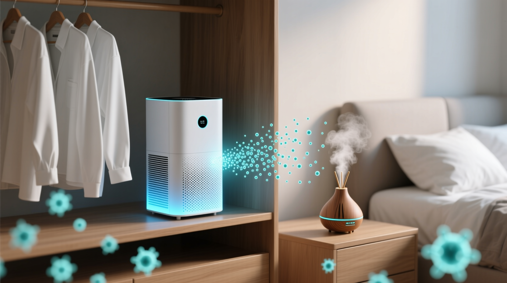 closet air purifier vs diffuser for pet dander