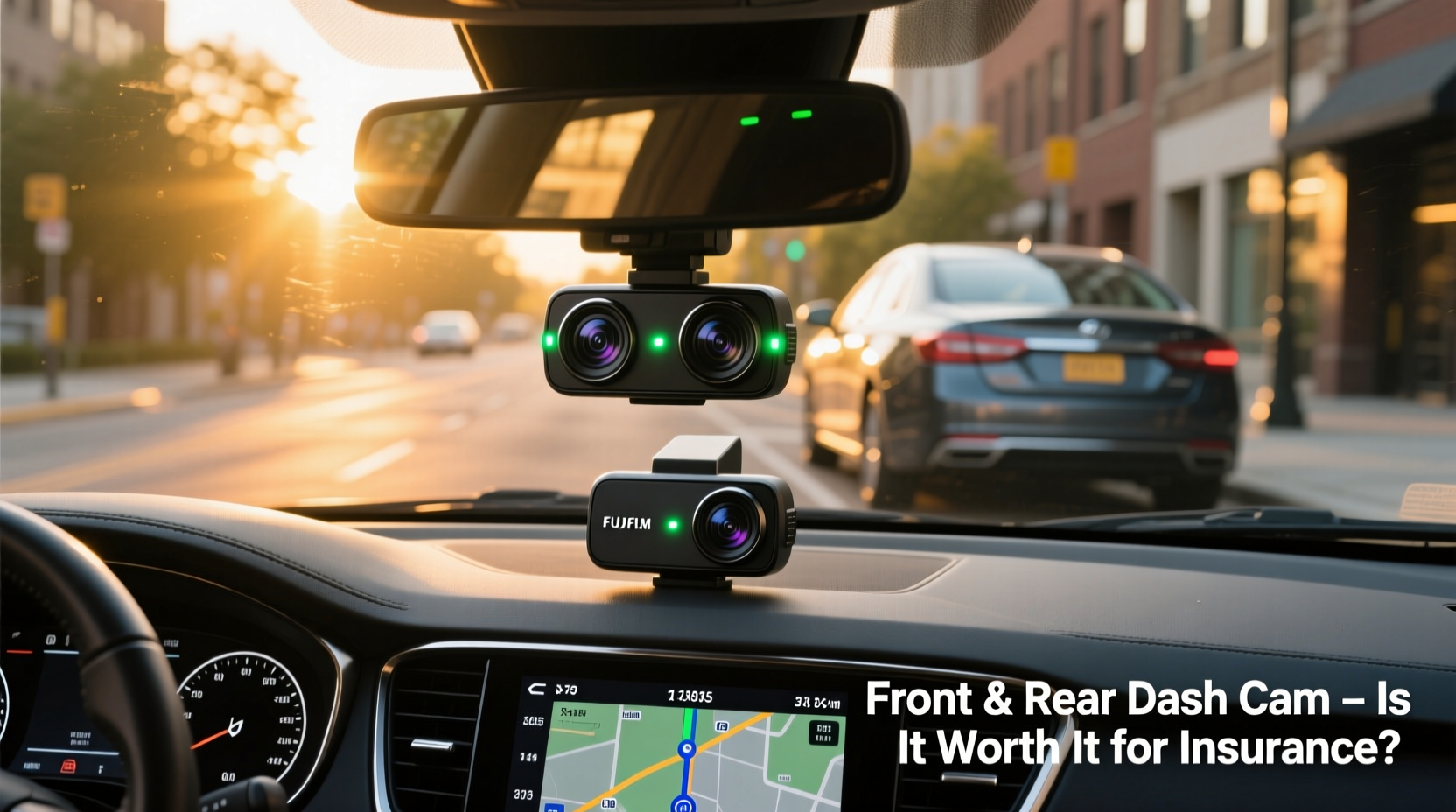 dash cam front and rear is it worth the installation hassle for insurance