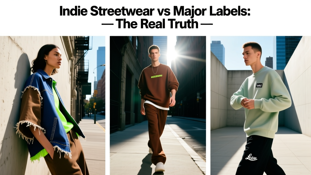 Indie Streetwear vs Major Labels: The Real Truth