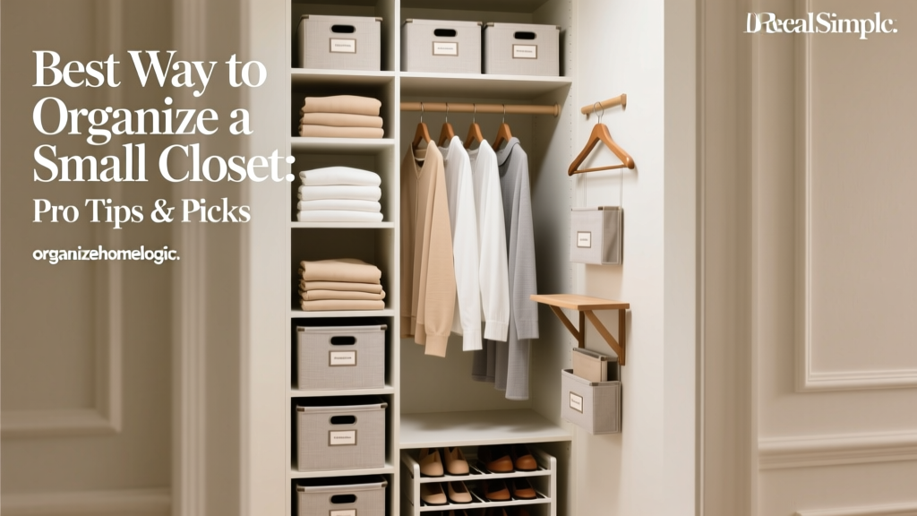 Best Way to Organize a Small Closet: Pro Tips & Picks