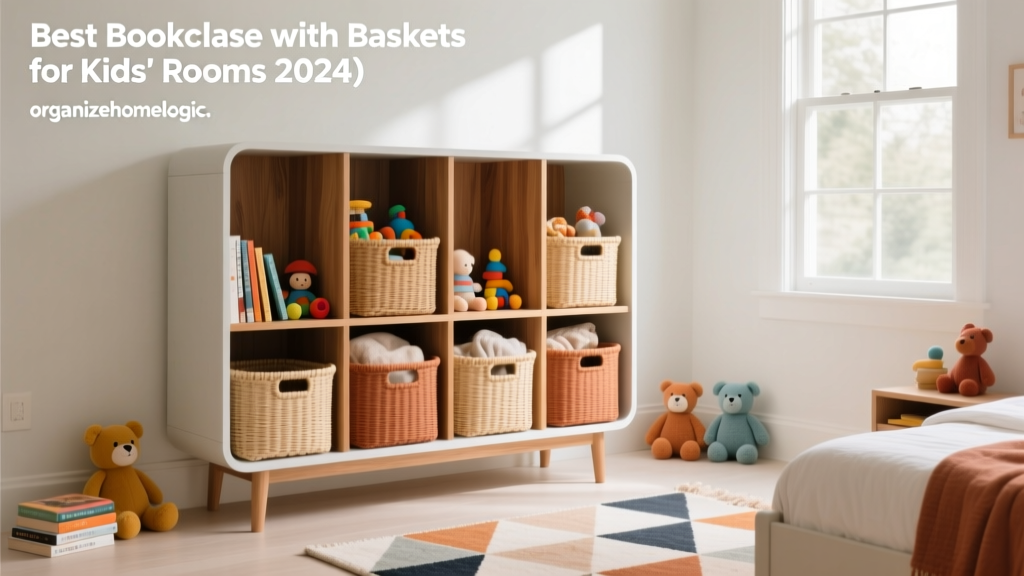 Best Bookcase with Baskets for Kids' Rooms (2024)