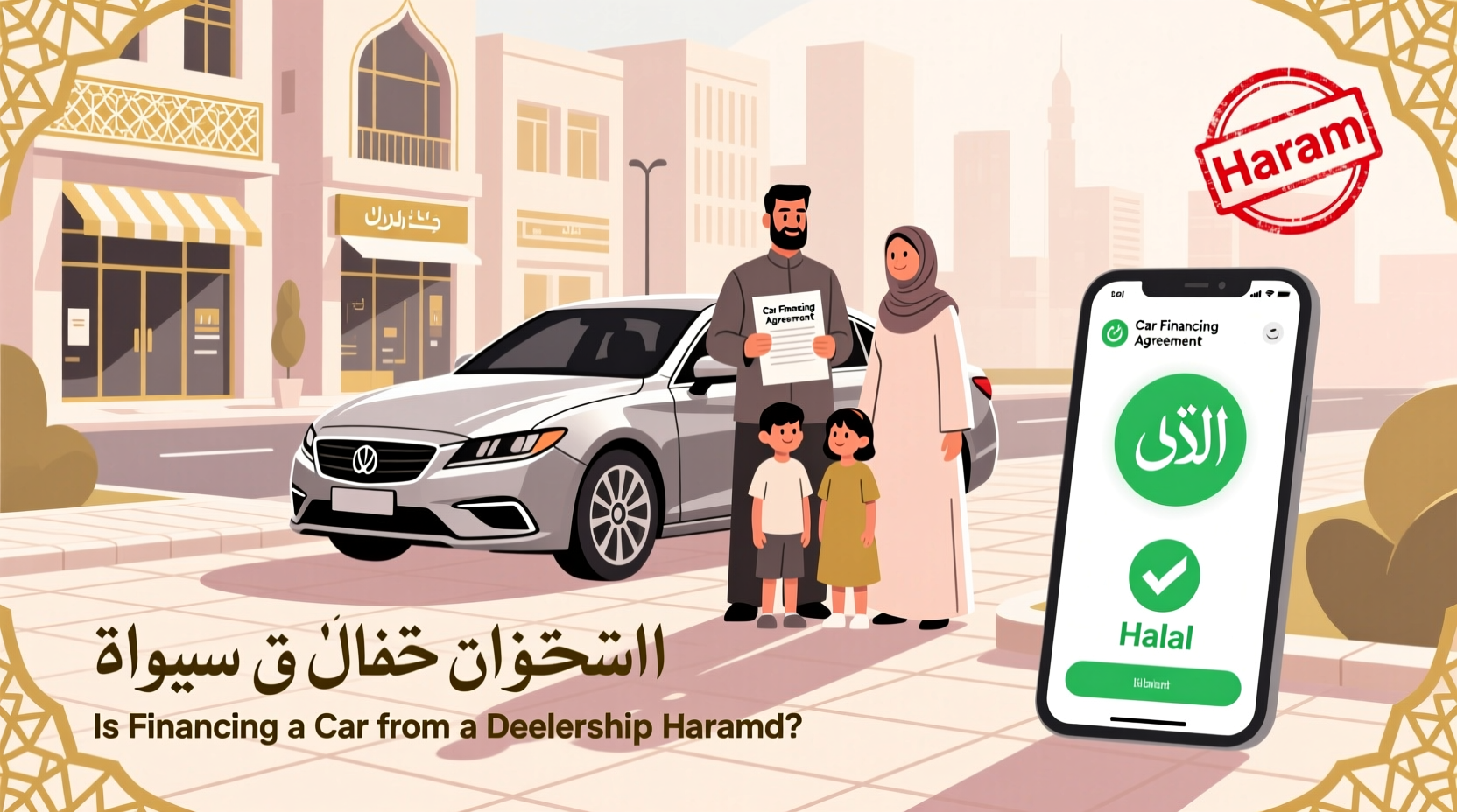is financing a car from a dealership haram