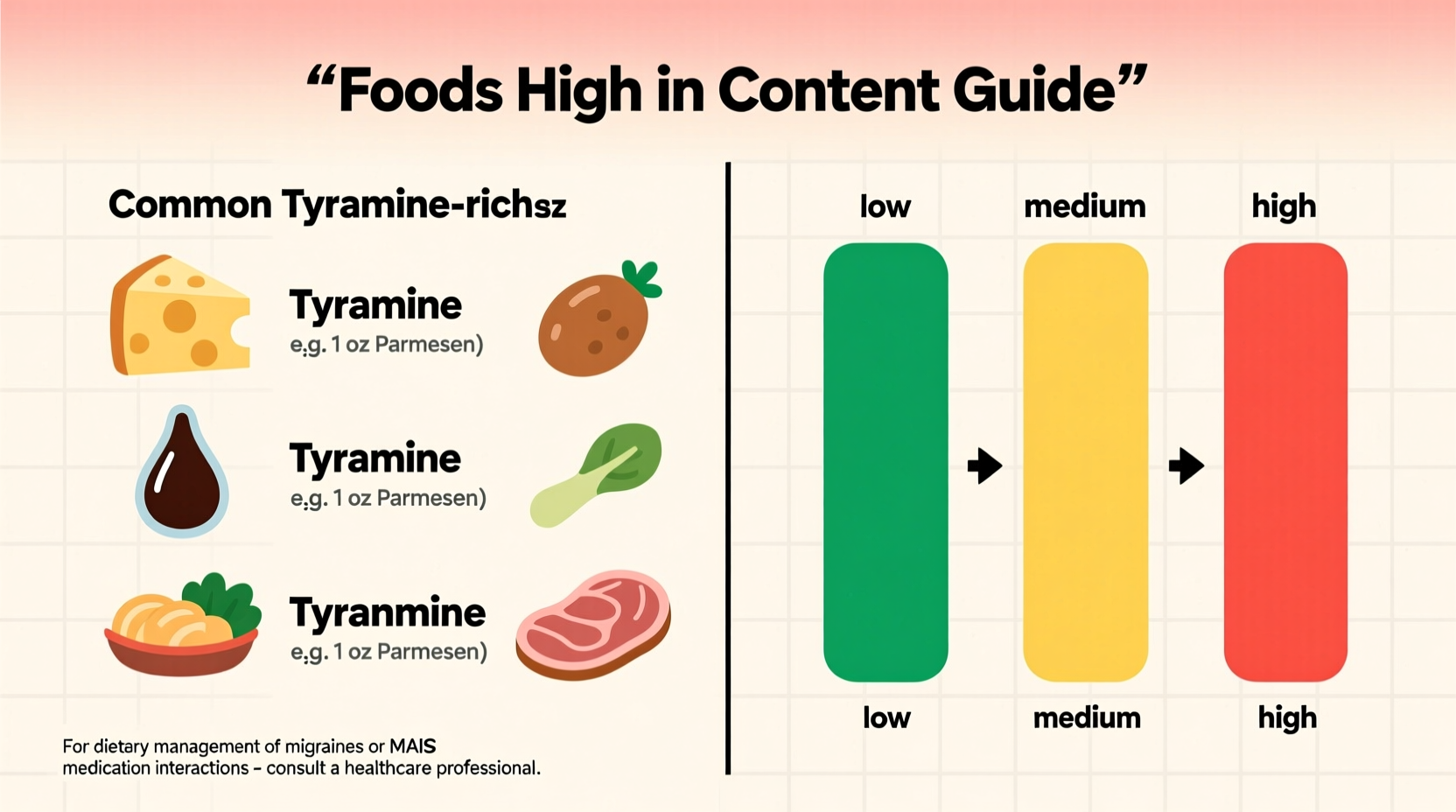 what foods have tyramine