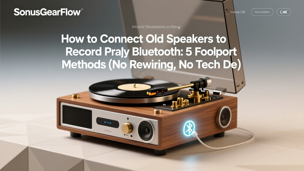 Connect Old Speakers to Bluetooth Turntable (2026)