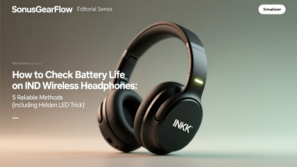 INKD Wireless Headphones Battery Check Guide (2026)