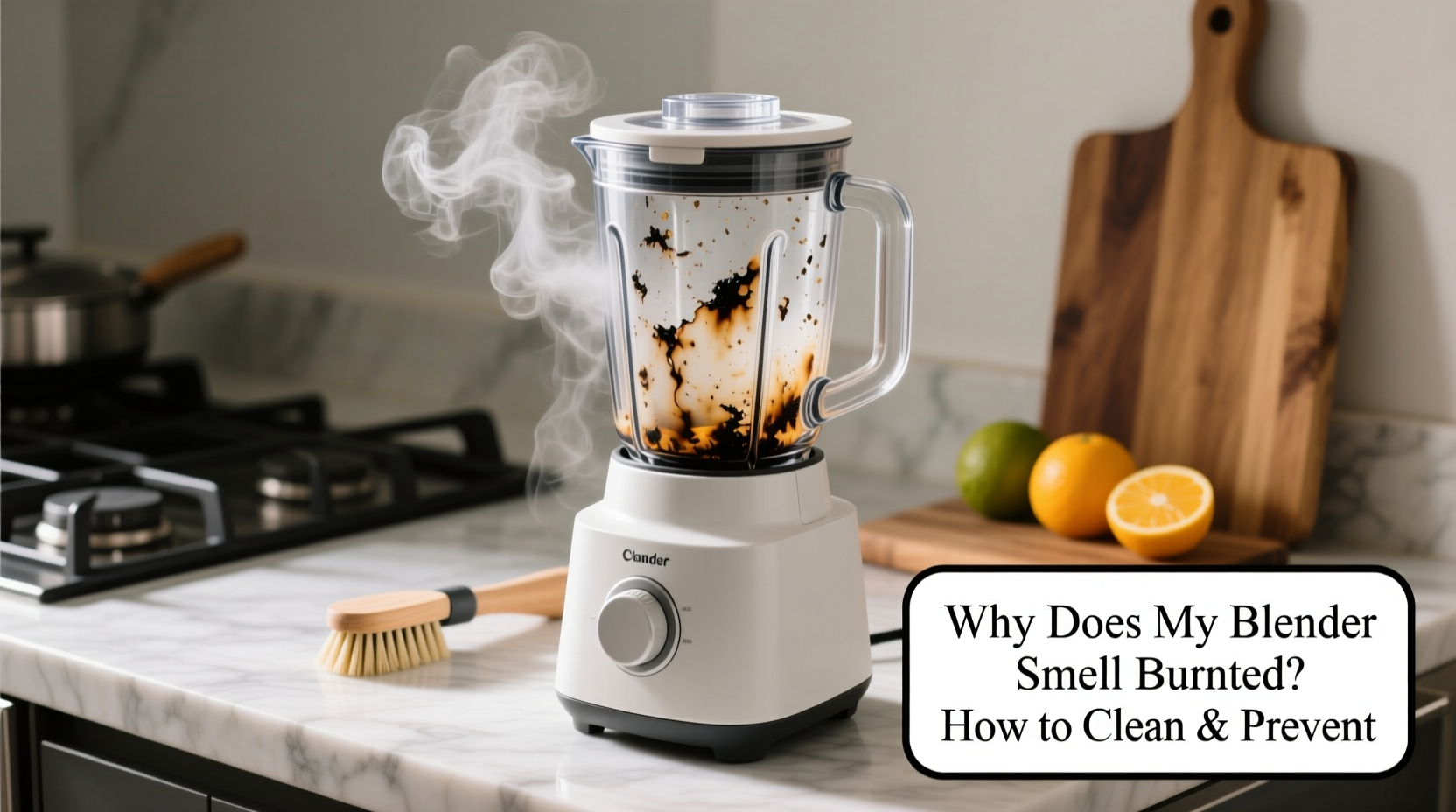 why does my blender smell burnt after use how to clean and prevent it