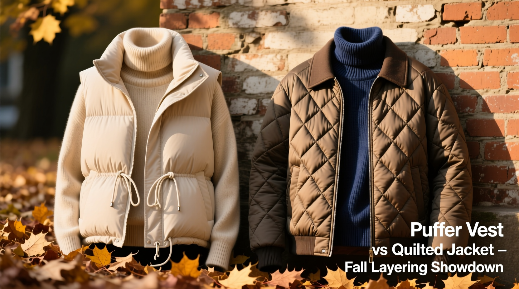 puffer vests vs quilted jackets which layering piece works best in fall