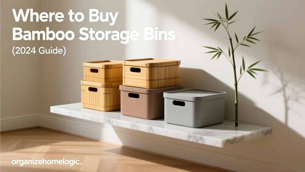 Where to Buy Bamboo Storage Bins (2024 Guide)