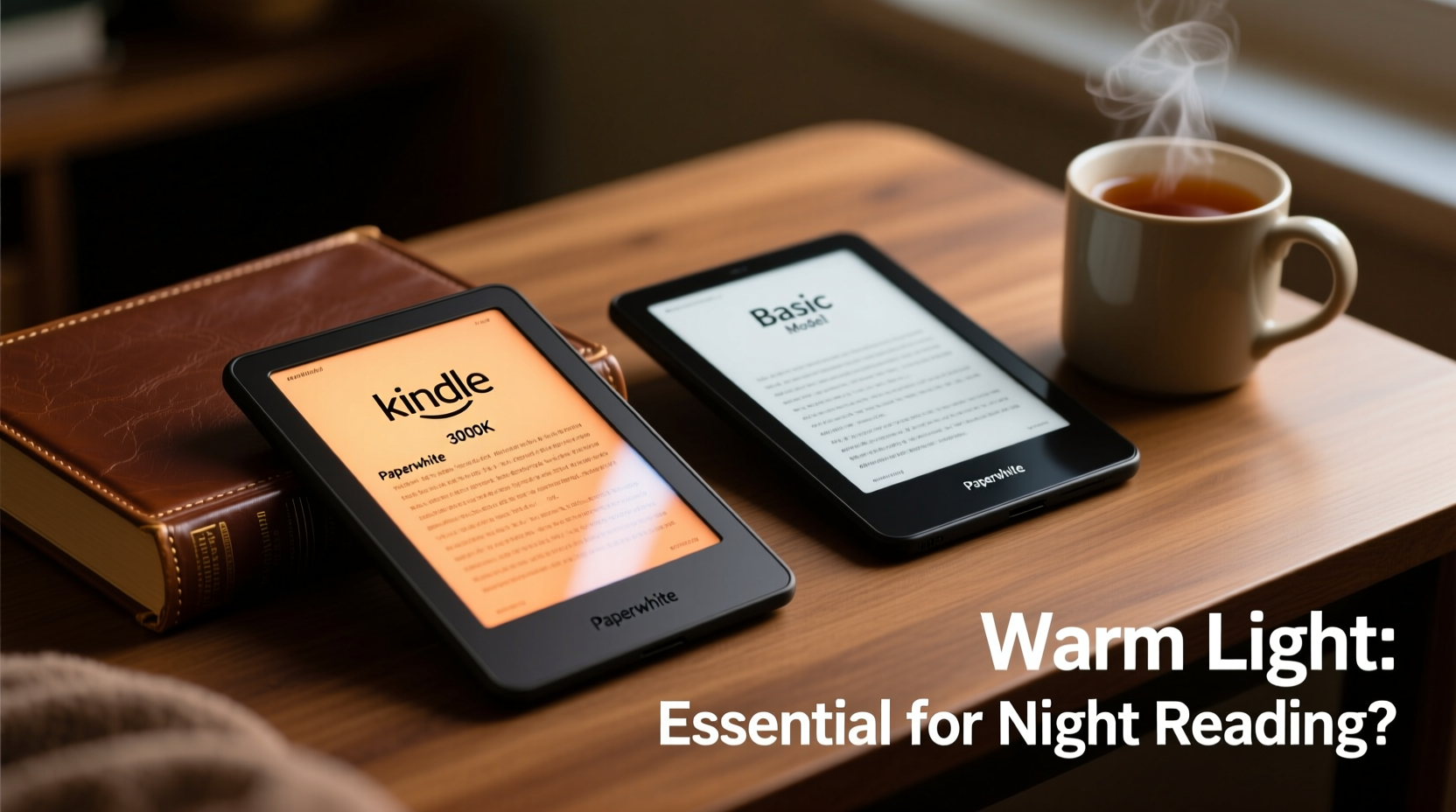 kindle paperwhite vs basic model is the warm light feature essential for readers