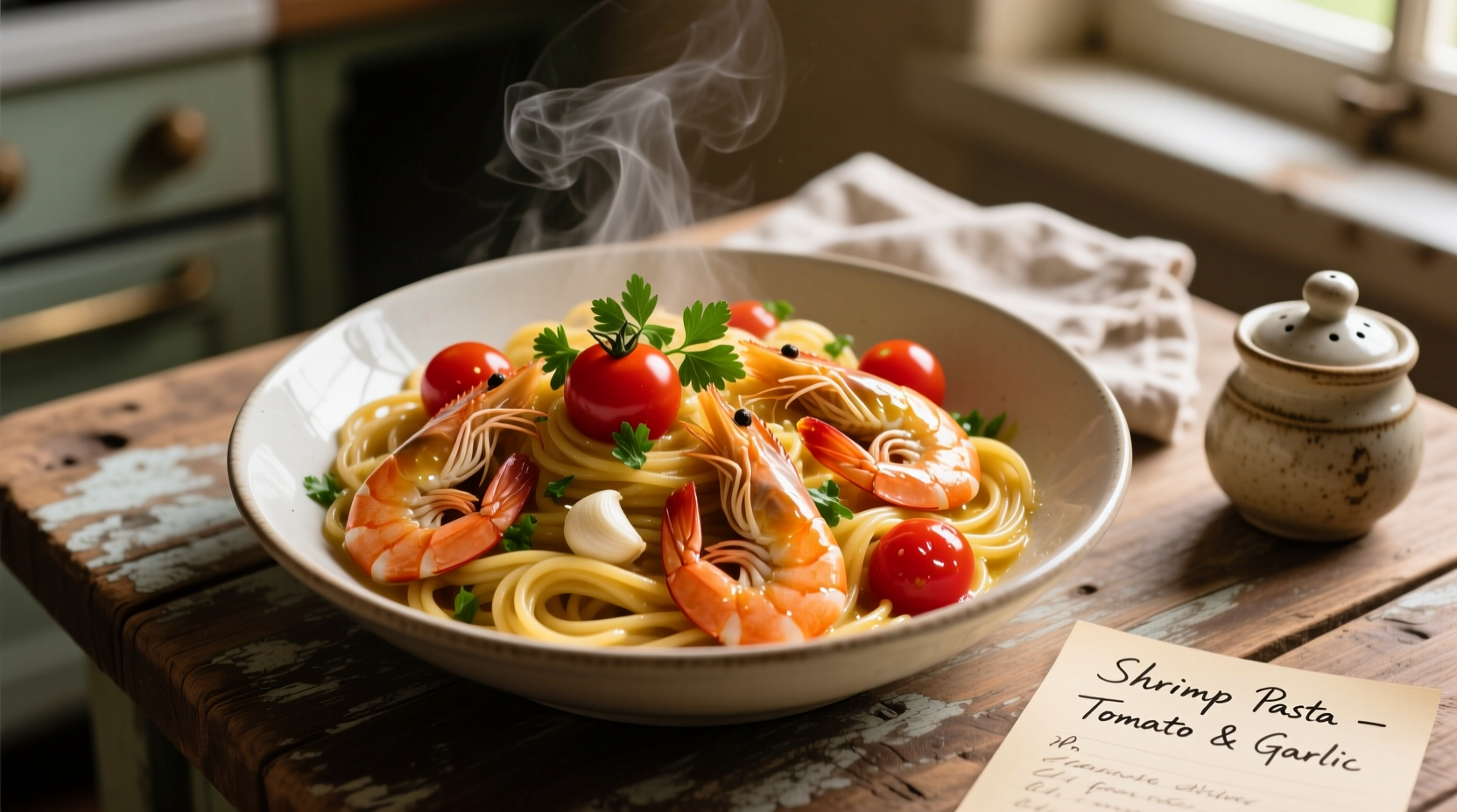Perfect 20-Minute Shrimp Pasta Tomato Recipe