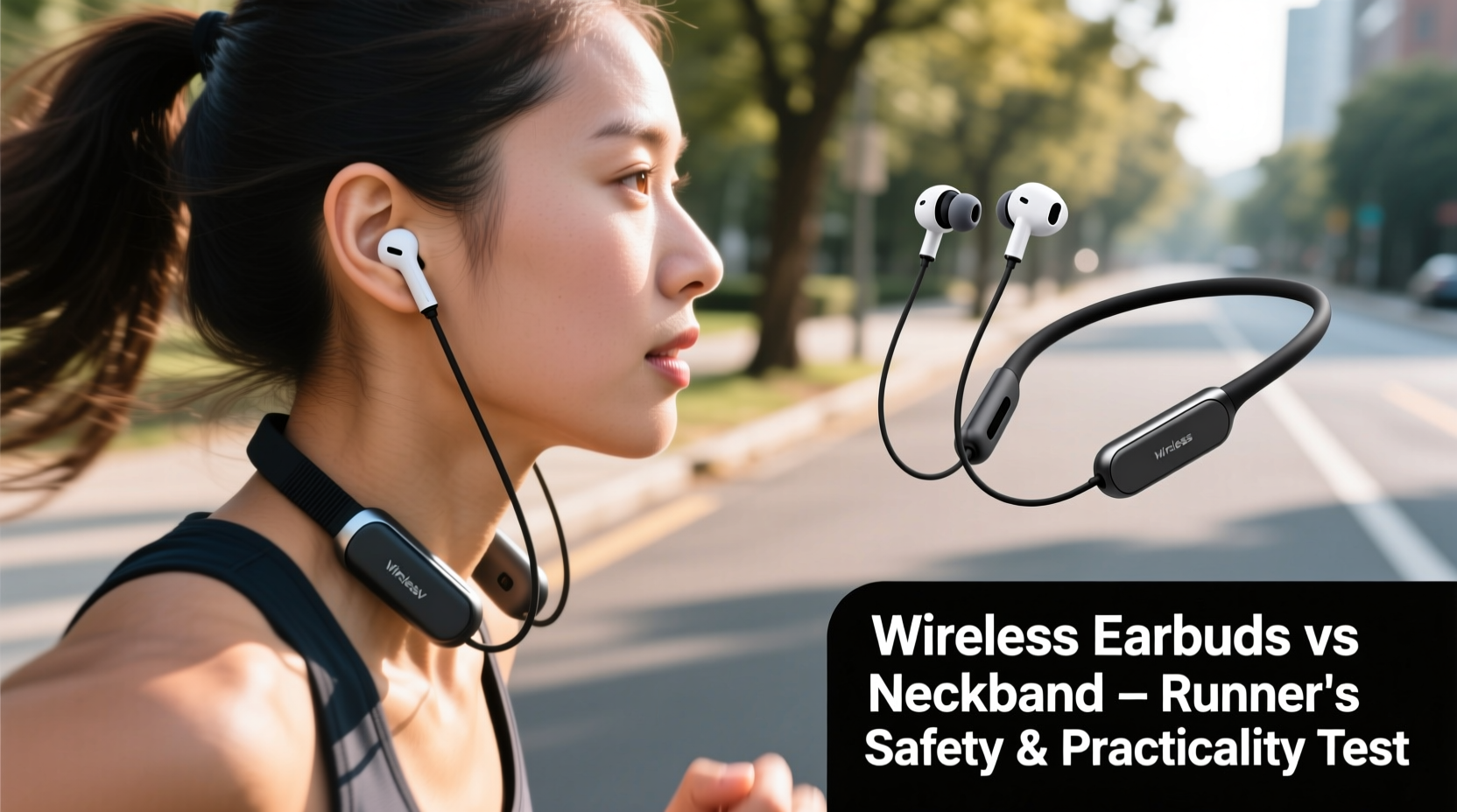 wireless earbuds vs neckband which is safer and more practical for runners