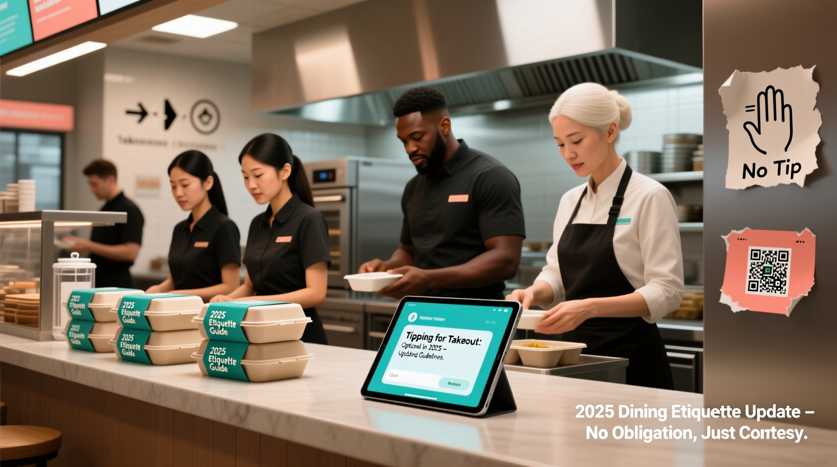 is tipping necessary for takeout orders etiquette rules updated for 2025