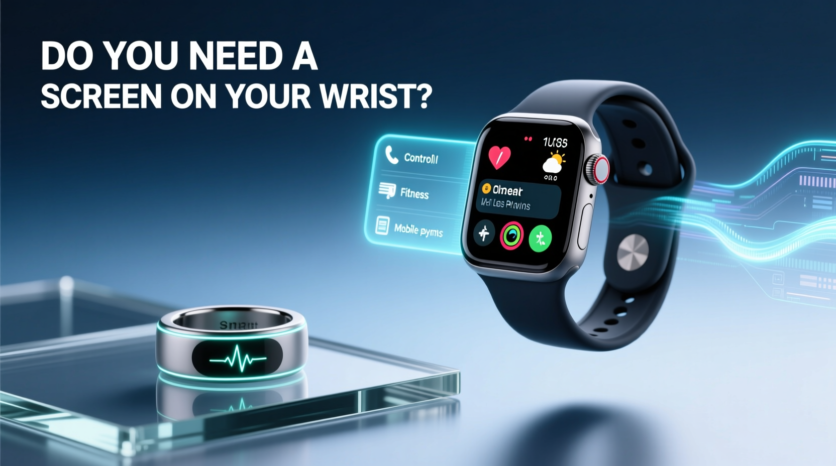 smart ring vs smart watch do you need a screen on your wrist