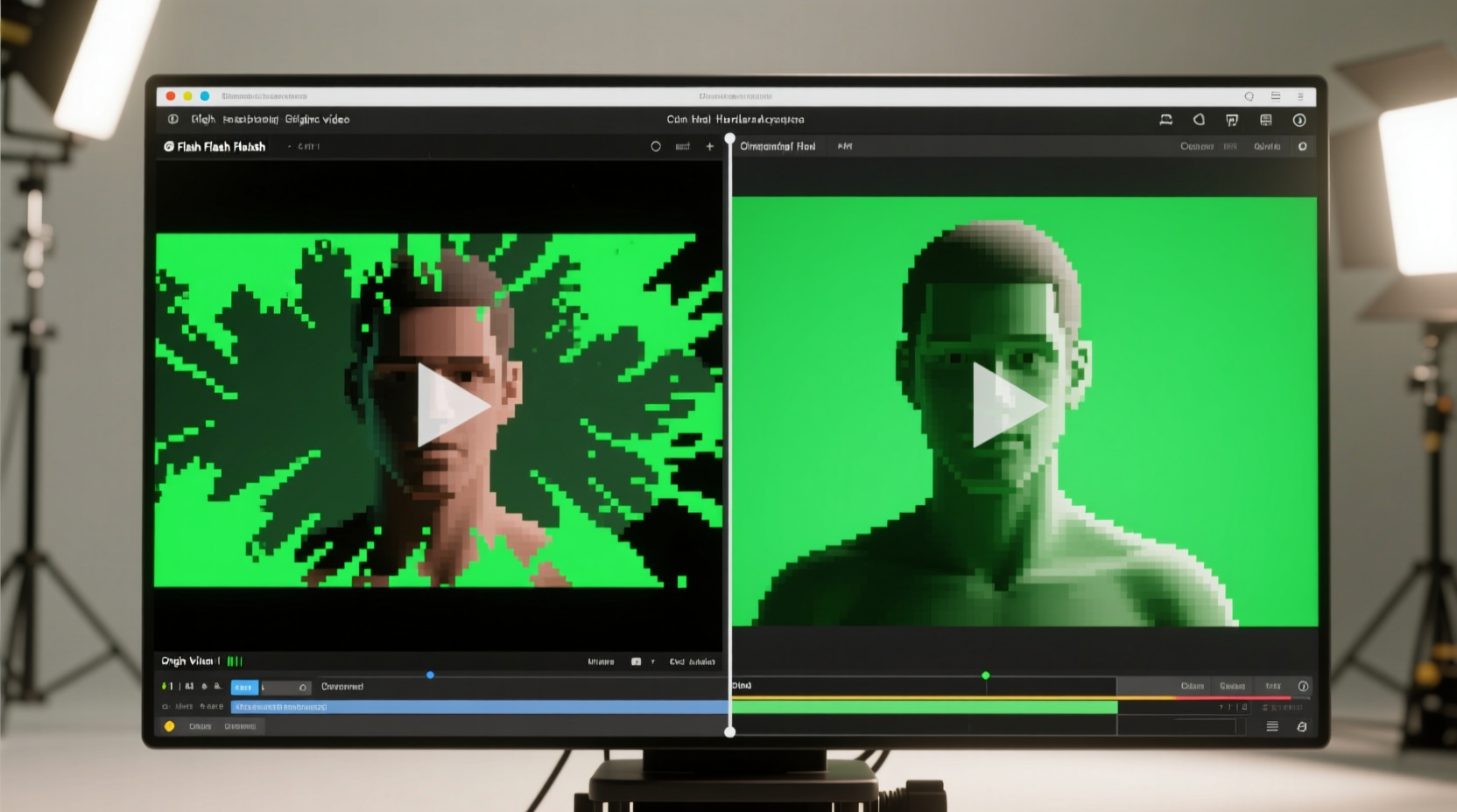 fix a green screen on flash videos by disabling hardwar