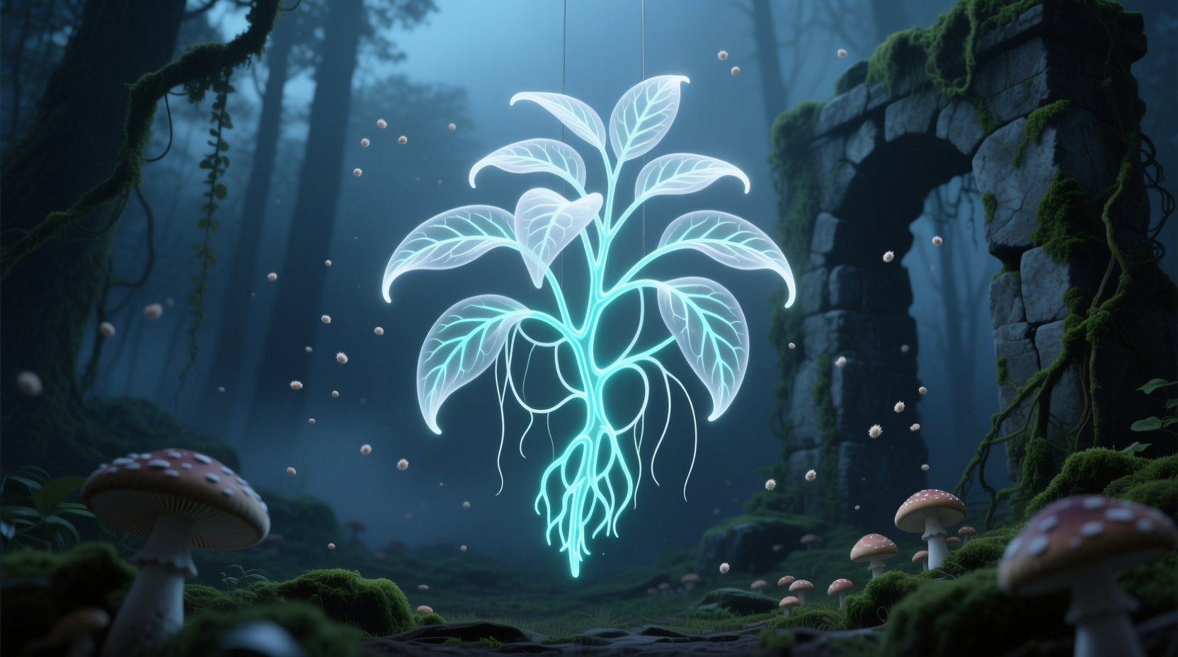 fittonia skeleton