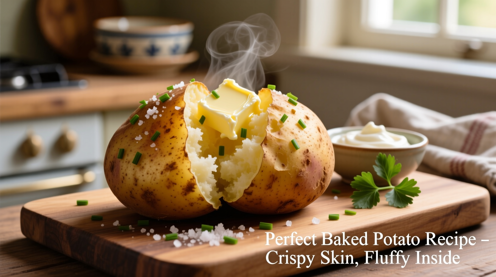 Perfect Baked Potato Recipe: Crispy Skin, Fluffy Interior