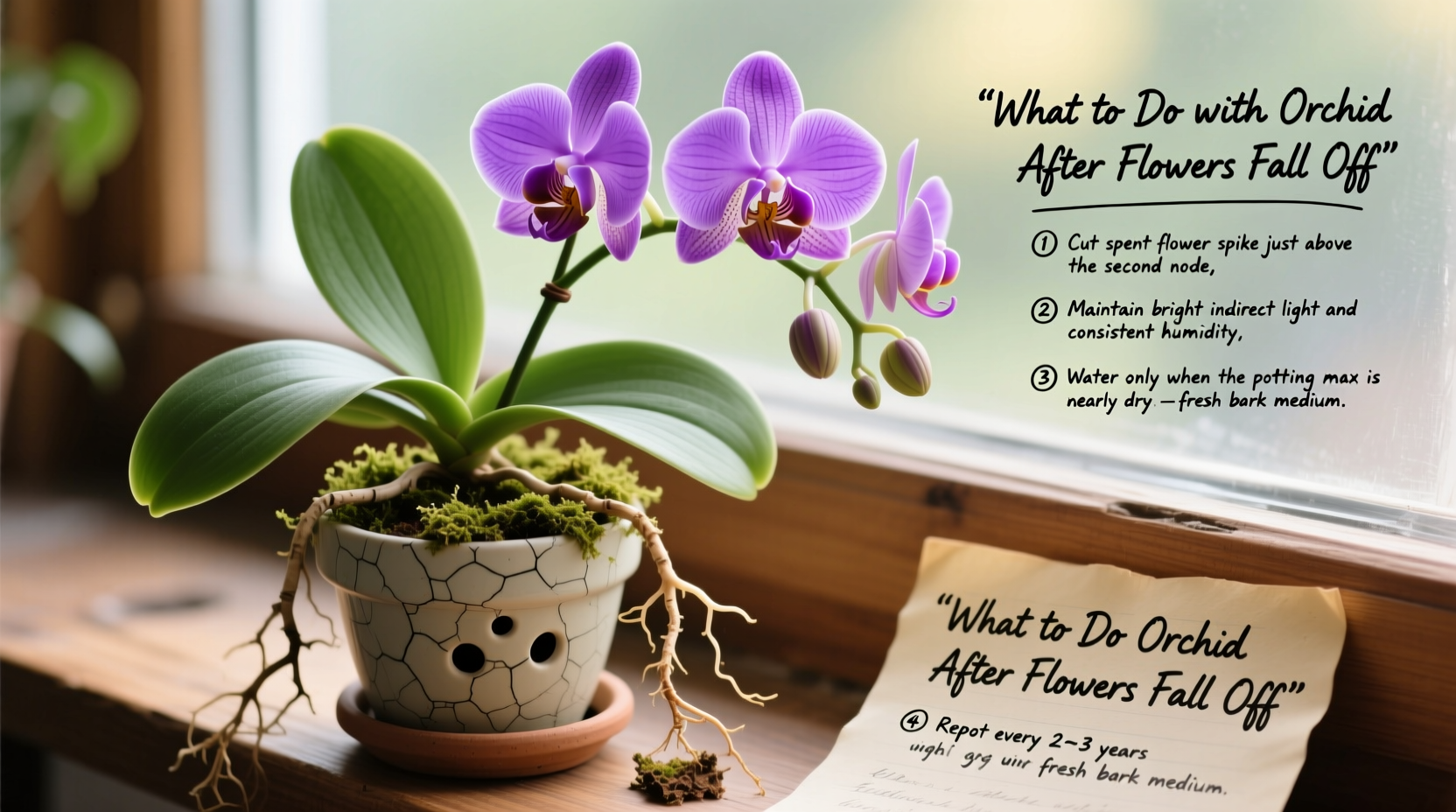 What To Do With An Orchid After Flowers Fall Off