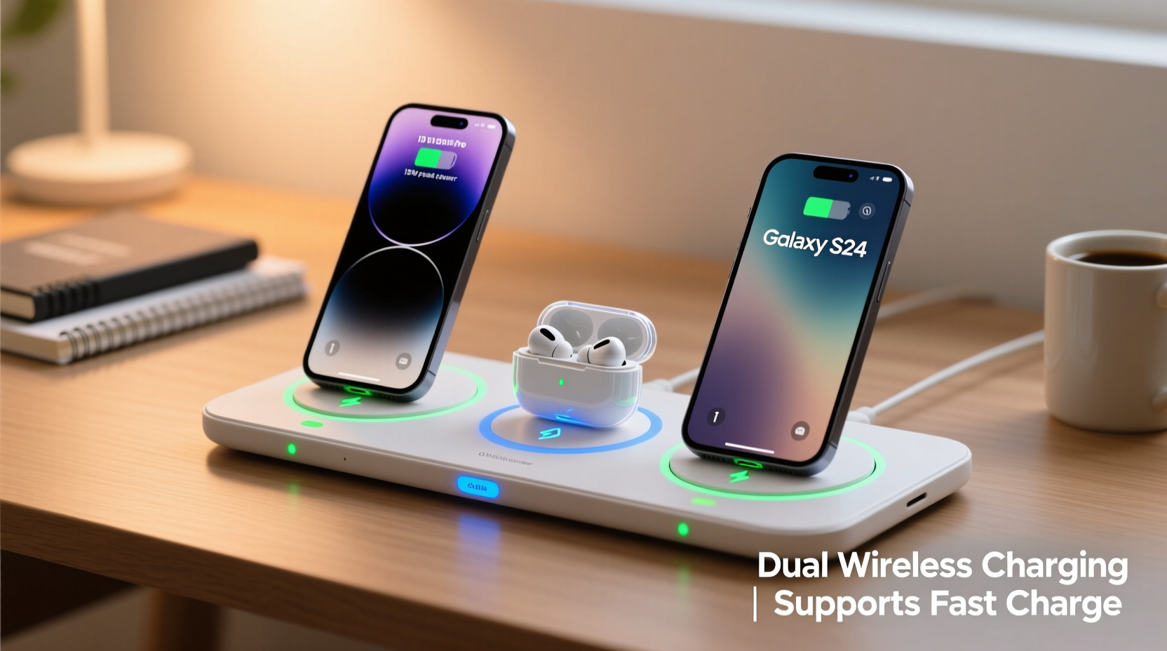 can you charge two devices wirelessly at once and which pads handle it best