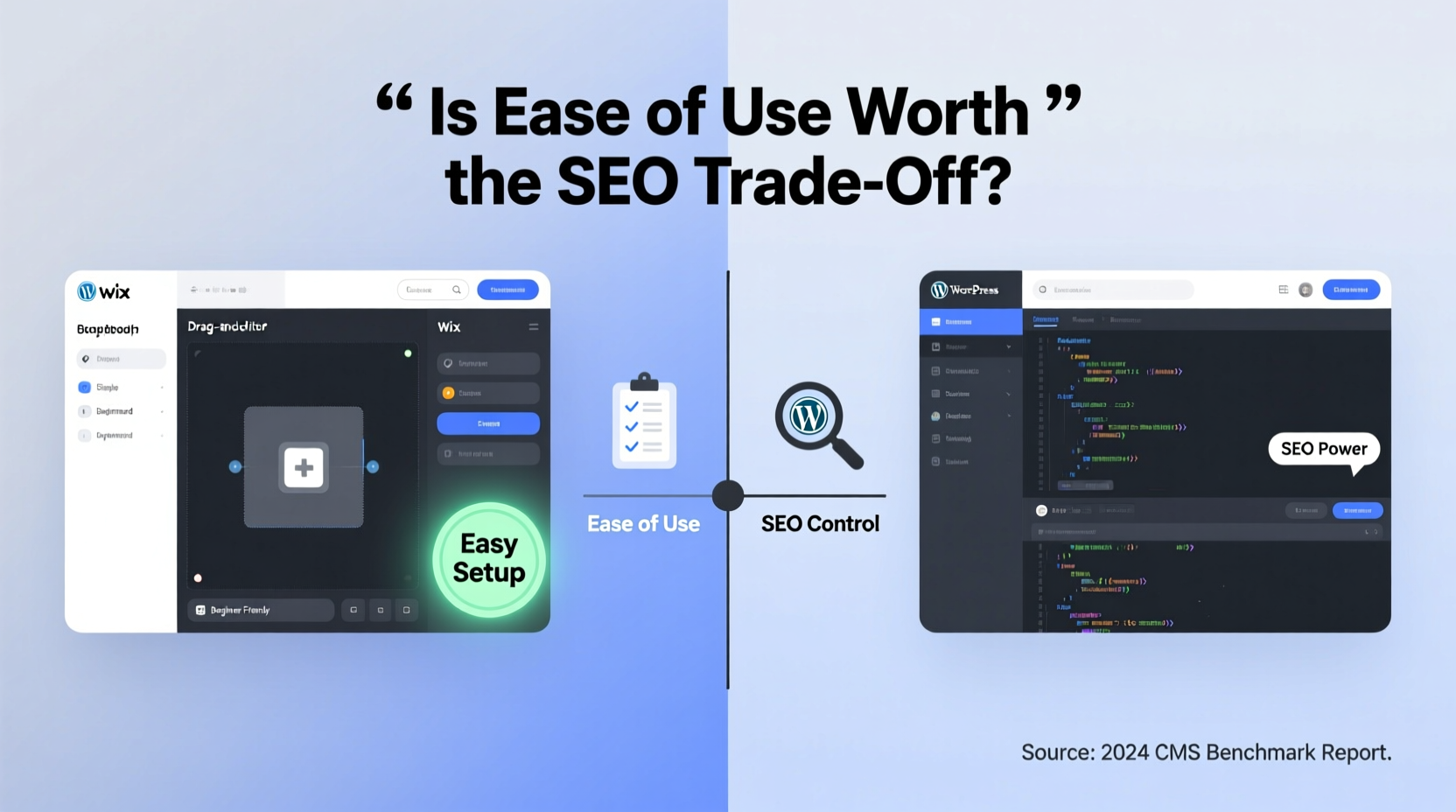 wix vs wordpress is the ease of use worth the seo limitations