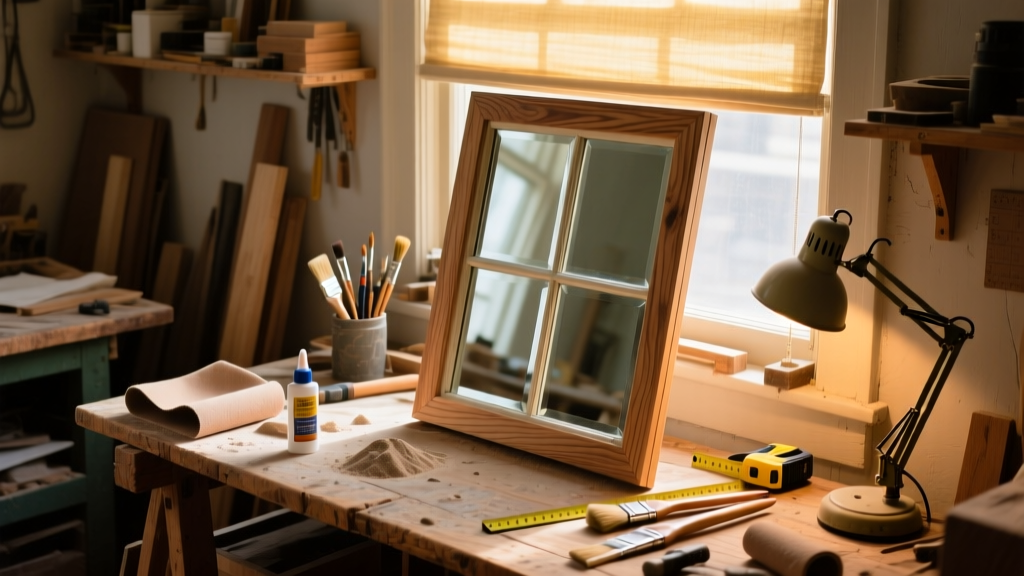 DIY Window to Mirror Conversion Project