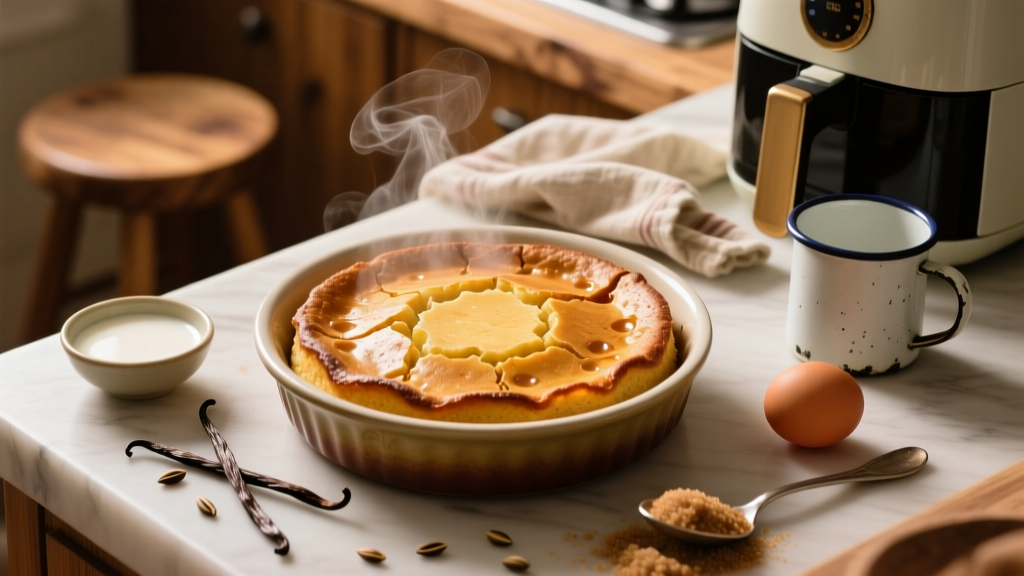 Air Fryer Pudding Cake: Easy, Crispy-Top Dessert
