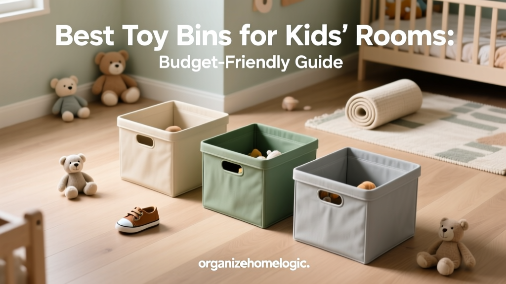 Best Toy Bins for Kids' Rooms: Budget-Friendly Guide
